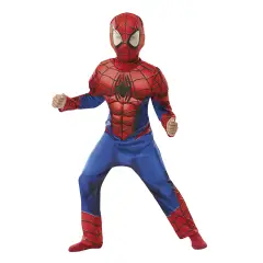 Costume Spider-Man Deluxe per Bambini - Taglia M - 5/6 anni