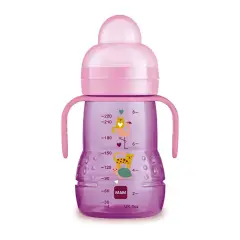 Tazza MAM Trainer 220 ml – Rosa, 4+ Mesi