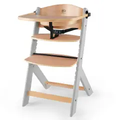 Seggiolone 3 in 1 Enock Kinderkraft – Legno Naturale e Grigio