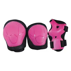 Grarlando Nextreme – Set di Protezioni Fuxia (ginocchiere, gomitiere e para-polsi)