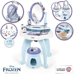 Smoby Disney Frozen Specchiera 2 in 1 con Sgabello per Bambini