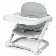 Lift Seggiolino Alzabimbo Pieghevole Grey - Rialzo Sicuro e Portatile