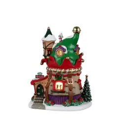 Lemax No. 2 Elf Lane 24016 – Casa degli Elfi Luminosa Santa’s Wonderland