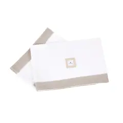 Lenzuola Culla 3 Pezzi Arena 50x80 cm – Set Alondra 100% Cotone