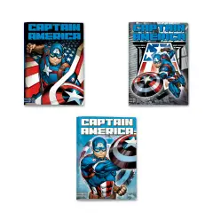 Captain America Quaderno A4 Maxi 96/100 Rigatura 10M