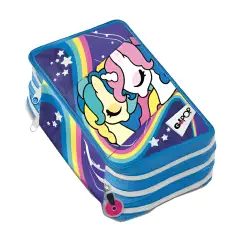 Gopop Astuccio 3 Zip Unicorn