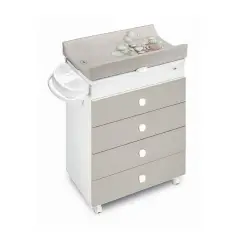 Cam Bagnetto Fasciatoio Asia Bianco-Beige Orso Bolle Col. 261