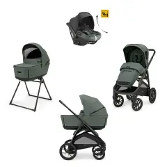 Aptica XT System Quattro Taiga Green Con Seggiolino Darwin-R-Evo Reclinabile e Telaio