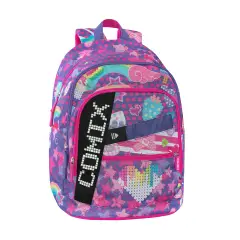 Comix Ultra Bright Zaino Scuola Organizzato Haruyuku Girl 31L