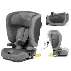 Seggiolino auto FIX2GO Grey con Sensore elettronico di installazione SAFERIDE SENSOR