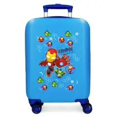 Iron Friends Trolley  Abs 50 cm 4 Ruote Azzurro