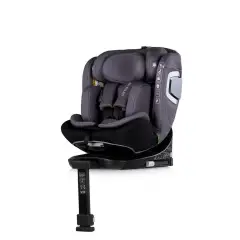 Chipolino Seggiolino Auto Clima Air Anthracite i-Size 360 ISOFIX – 40-150 cm con Termocomfort