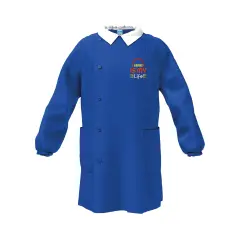 Grembiule Bambino Scuola Music Blu 7 Anni